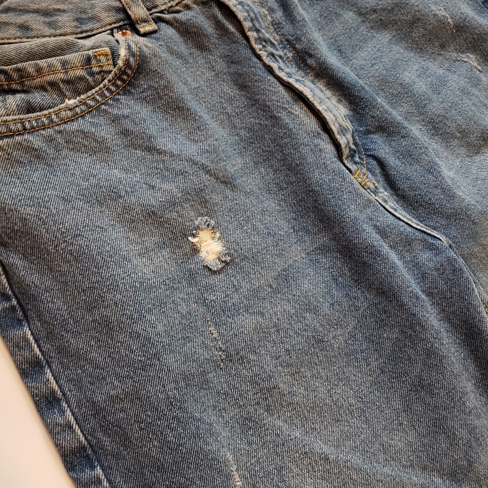 BDG Urban Outfitters Jeans Mom High-rise Medium Wash Distressed Womens 28 - Picture 6 of 9